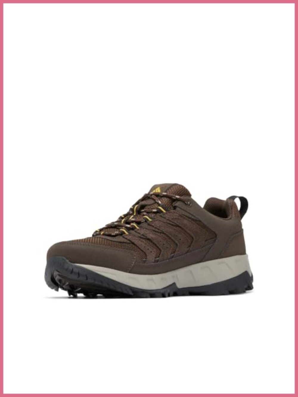 Men's Waterproof Suede Mesh Hiking Shoes Trail Athletic Lace-Up - Picture 4 of 6